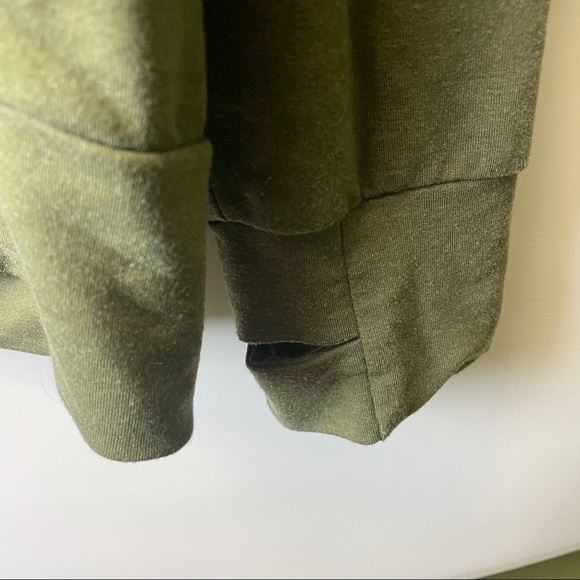 DIADORA sip up hoodie sweater green size large men’s - Picture 6 of 7